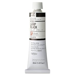 Holbein Artists' Oil Color - Lamp Black, 40 ml tube