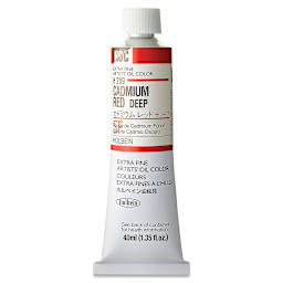 Holbein Artists' Oil Color - Cadmium Red Deep, 40 ml tube