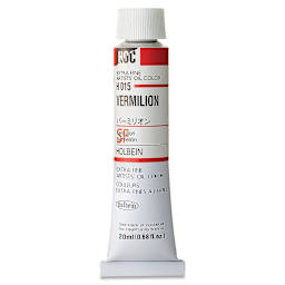 Holbein Artists' Oil Color - Vermilion, 20 ml tube
