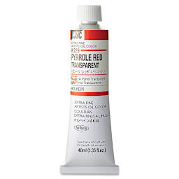 Holbein Artists' Oil Color - Pyrrole Red Transparent, 40 ml tube