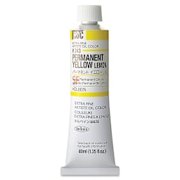 Holbien Artists' Oil Color - Permanent Yellow Lemon, 40 ml tube