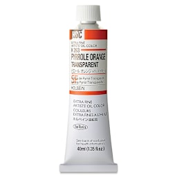Holbein Artists' Oil Color - Pyrrole Orange Transparent, 40 ml tube