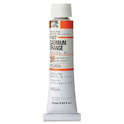 Holbein Artists' Oil Color - Cadmium Orange, 20 ml tube