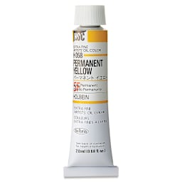 Holbein Artists' Oil Color - Permanent Yellow, 20 ml tube