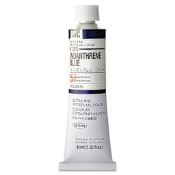 Holbein Artists' Oil Color - Indanthrene Blue, 40 ml tube