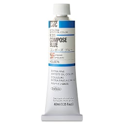 Holbein Artists' Oil Color - Compose Blue, 40 ml tube