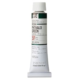 Holbein Artists' Oil Color - Phthalo Green, 20 ml tube
