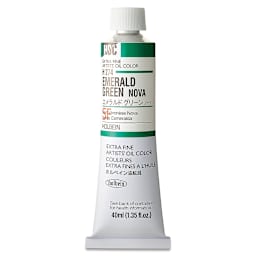 Holbein Artists' Oil Color - Emerald Green Nova, 40 ml tube