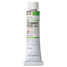 Holbein Artists' Oil Color - Permanent Green Light, 20 ml tube