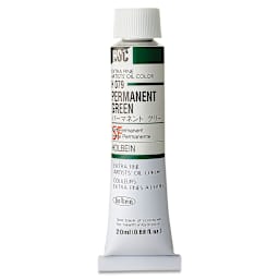 Holbein Artists' Oil Color - Permanent Green, 20 ml tube