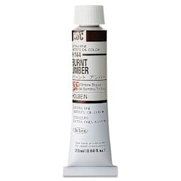 Holbein Artists' Oil Color - Burnt Umber, 20 ml tube