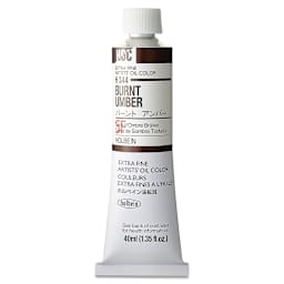 Holbien Artists' Oil Color - Burnt Umber, 40 ml tube
