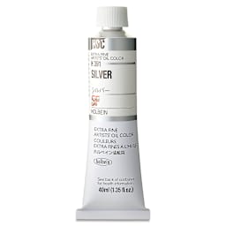 Holbein Artists' Oil Color - Silver, 40 ml tube