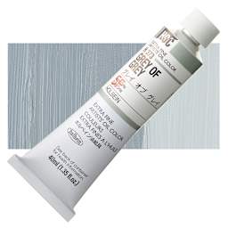 Holbein Artists' Oil Color - Gray of Gray, 40 ml tube and swatch