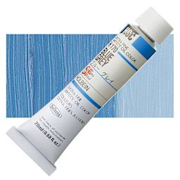 Holbein Artists' Oil Color - Blue Gray, 20 ml tube and swatch