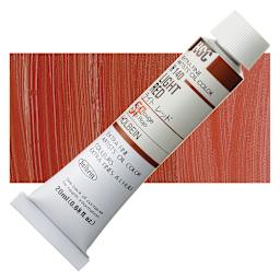 Holbein Artists' Oil Color - Light Red, 20 ml tube and swatch