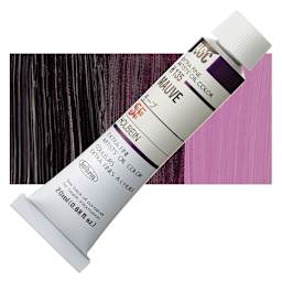 Holbien Artists' Oil Color - Mauve, 20 ml tube and swatch