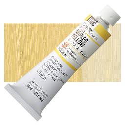 Holbein Artists' Oil Color - Naples Yellow, 40 ml tube and swatch