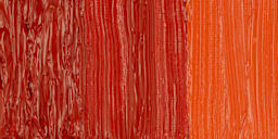 Holbein Artists' Oil Color - Pyrrole Orange Transparent swatch