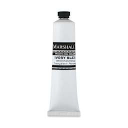 Marshall's Photo Oil Color - Ivory Black, 3/4" x 4" Tube
