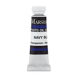 Marshall's Photo Oil Color - Navy Blue, 1/2" x 2" Tube