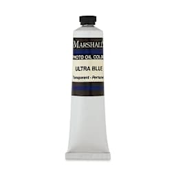 Marshall's Photo Oil Color - Ultramarine Blue, 3/4" x 4" Tube