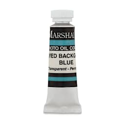 Marshall's Photo Oil Color - Background Gray Blue, 1/2" x 2" Tube
