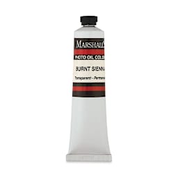 Marshall's Photo Oil Color - Burnt Sienna, 3/4" x 4" Tube
