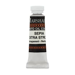 Marshall's Photo Oil Color - Sepia Extra Strong, 1/2" x 2" Tube