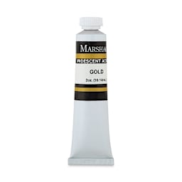 Marshall's Iridescent Acrylic Paint - Gold (Metallic), 59.14 ml, Tube