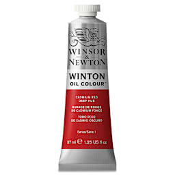 Winsor & Newton Winton Oil Color - Cadmium Red Deep Hue, 37 ml tube