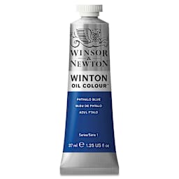 Winsor & Newton Winton Oil Color - Phthalo Blue, 37 ml tube