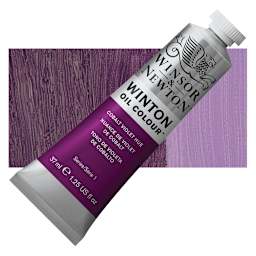 Winsor & Newton Winton Oil Color - Cobalt Violet Hue, 37 ml tube and swatch