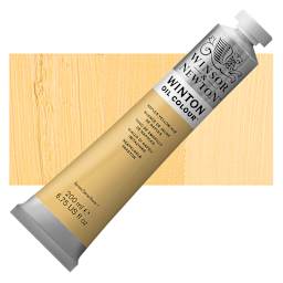 Winsor & Newton Winton Oil Color - Naples Yellow Hue, 200 ml tube and swatch