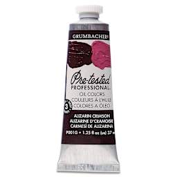 Grumbacher Pre-Tested Artists' Oil Color - Alizarin Crimson, 1.25 oz tube