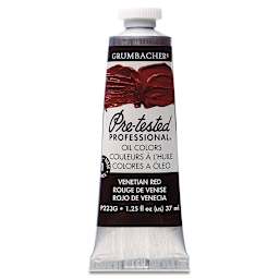 Grumbacher Pre-Tested Artists' Oil Color - Venetian Red, 1.25 oz tube