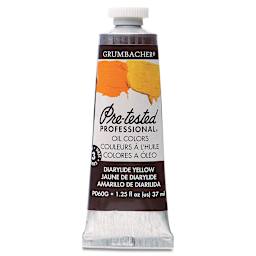 Grumbacher Pre-Tested Artists' Oil Color - Diarylide Yellow, 1.25 oz tube