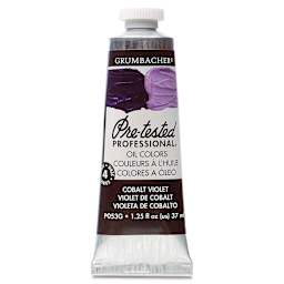 Grumbacher Pre-Tested Artists' Oil Color - Cobalt Violet Hue, 1.25 oz tube