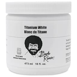 Bob Ross Oil Color - Titanium White, 16 oz jar