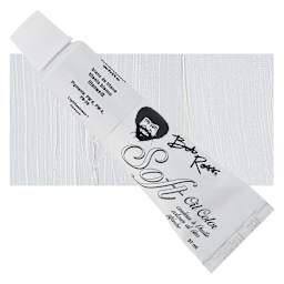 Bob Ross Soft Oil Color - Titanium White, 1.25 oz tube and swatch