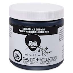 Bob Ross Liquid Medium - Black, 8 oz jar