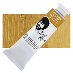 Bob Ross Oil Color - Yellow Ochre, 1.25 oz tube and swatch