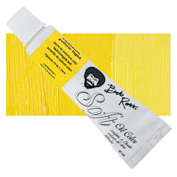 Bob Ross Soft Oil Color - Cadmium Yellow Light, 1.25 oz tube and swatch