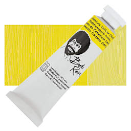 Bob Ross Oil Color - Cadmium Yellow Hue, 1.25 oz tube and swatch