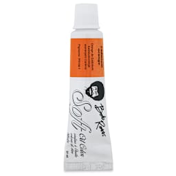 Bob Ross Oil Color - Tube of 1.25 oz Cadmium Orange shown upright
