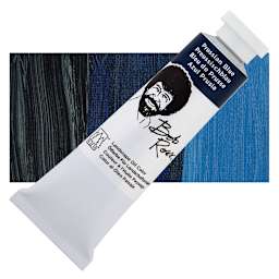 Bob Ross Oil Color - Prussian Blue, 1.25 oz tube and swatch