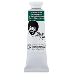 Bob Ross Oil Color - Phthalo Green, 1.25 oz tube