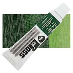 Bob Ross Oil Color - Sap Green, 1.25 oz tube and swatch