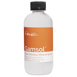 Gamblin Gamsol Odorless Mineral Spirits - 8 oz