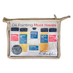 Gamblin Oil Painting Must Have Mediums Set, front of package